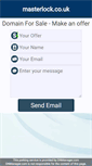 Mobile Screenshot of masterlock.co.uk