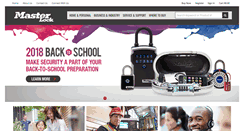 Desktop Screenshot of masterlock.com